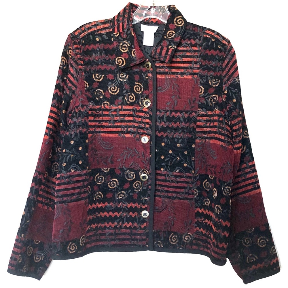 Christopher & Banks multicolored jacket blazer